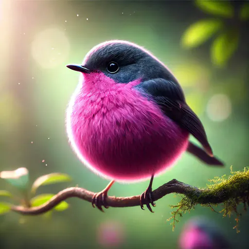 Pink robin