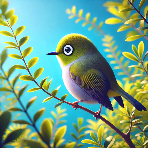 Ashy-bellied white-eye, 2