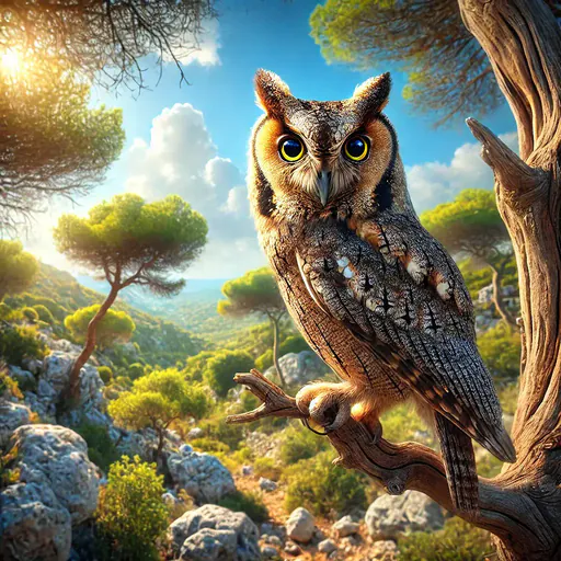 Cyprus Scops Owl