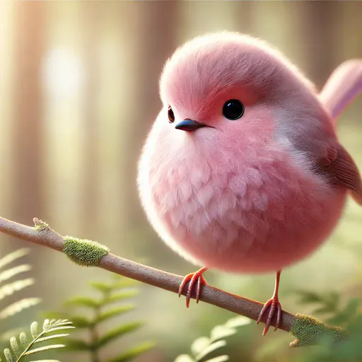 Pink robin, Juvenile