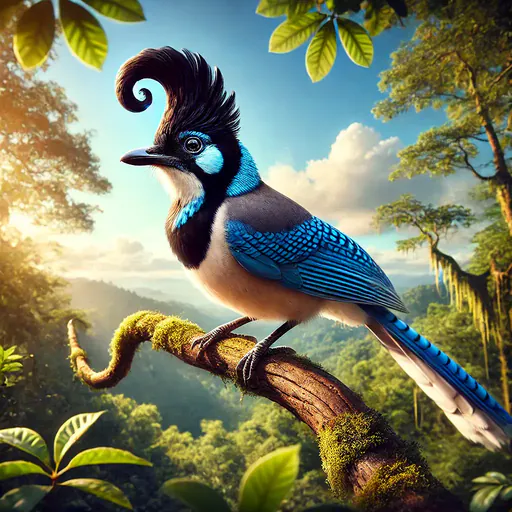 Curl-crested Jay