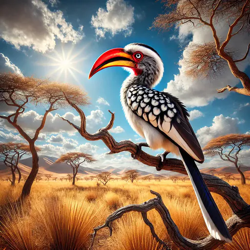 Damara Red-billed Hornbill