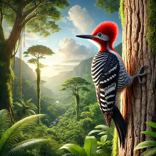 Crimson-crested Woodpecker