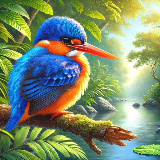 Azure kingfisher