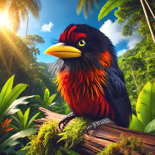 Bearded barbet