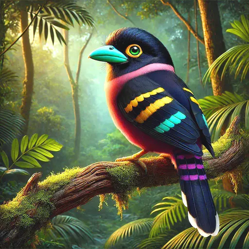 Black-and-yellow broadbill