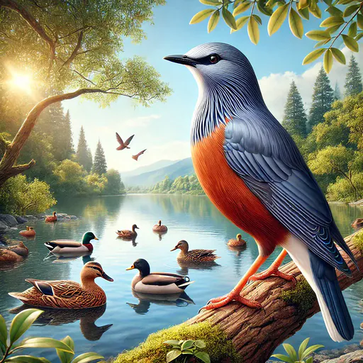 Chestnut-bellied Starling, 2