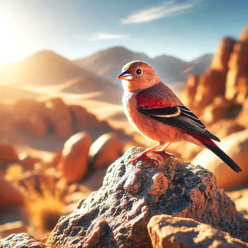 African crimson-winged finch