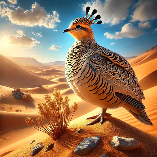 Crowned Sandgrouse