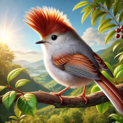 Chestnut-crested Yuhina