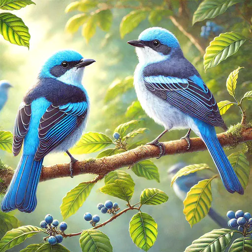 Azure-rumped tanager