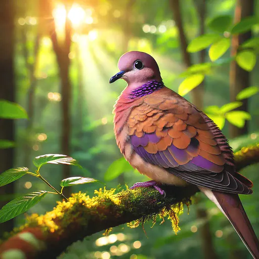 Amethyst brown dove