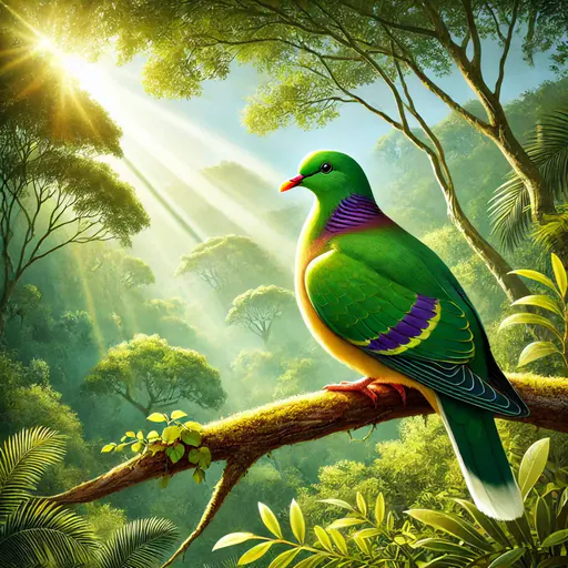 Orange-breasted green pigeon