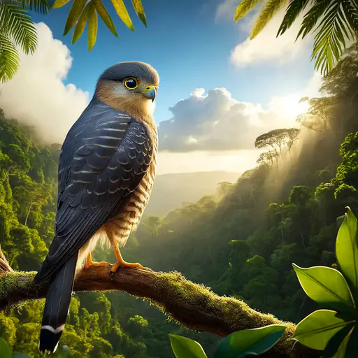Cryptic Forest Falcon
