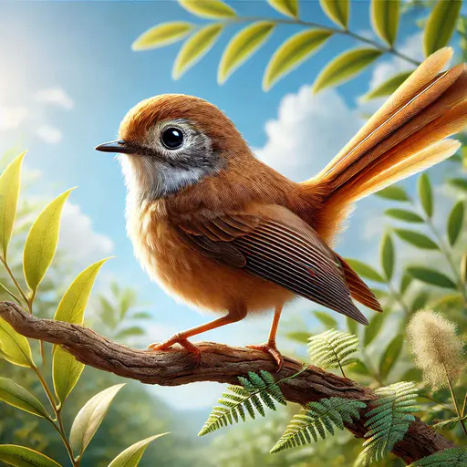 Cinnamon-tailed Fantail