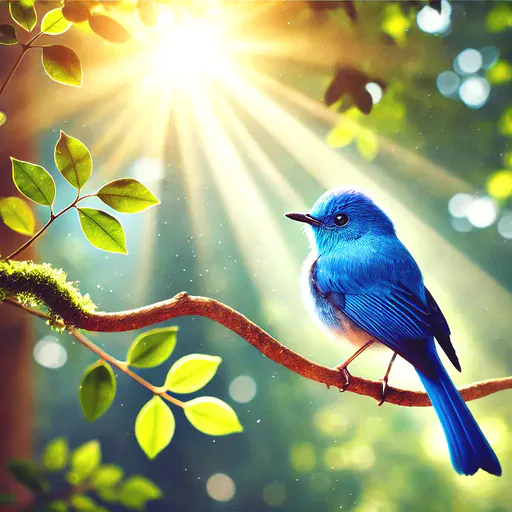African blue flycatcher