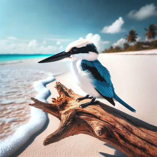 Beach kingfisher