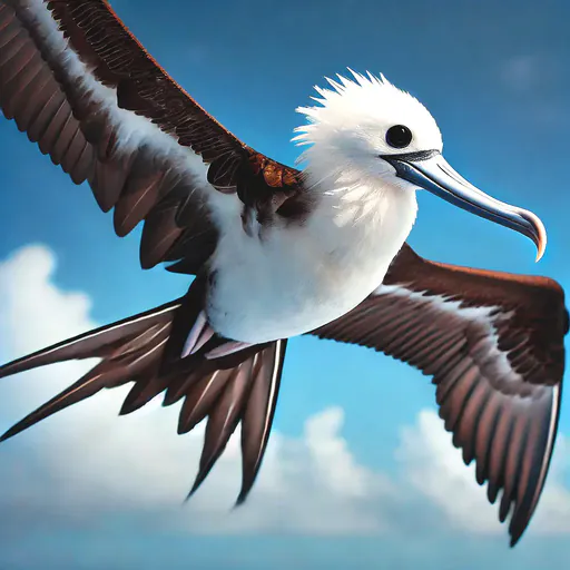 Ascension frigatebird, Juvenile