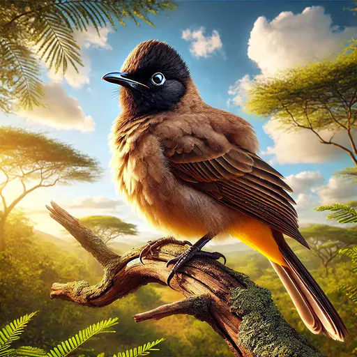 Dark-capped Bulbul