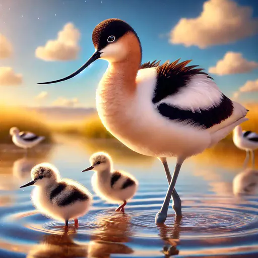 Pied avocet