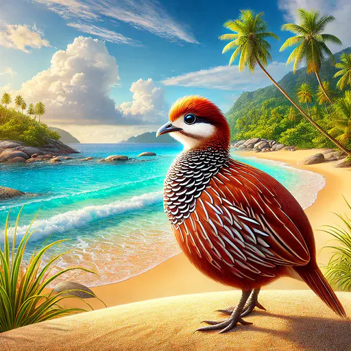 Chestnut-naped Spurfowl