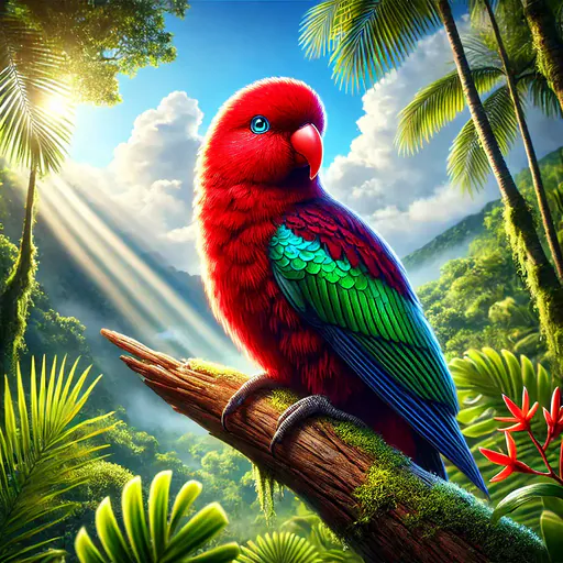 Crimson Shining Parrot