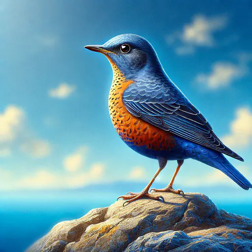 Chestnut-bellied Rock Thrush, 2
