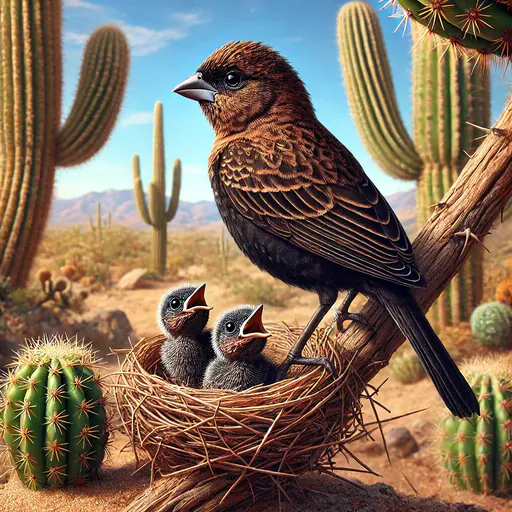 Common Cactus Finch