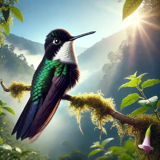 Collared Inca hummingbird