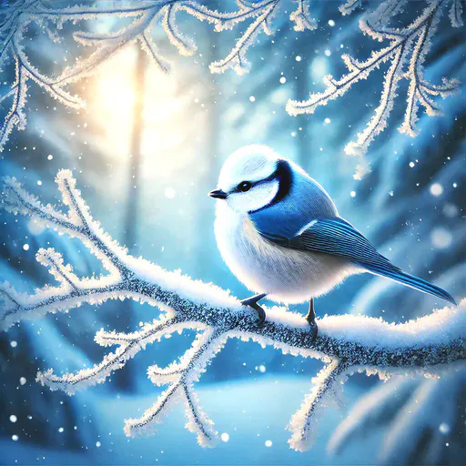 Azure tit