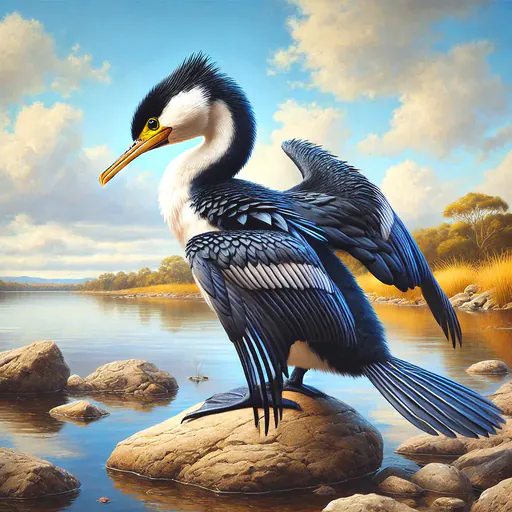 Australian pied cormorant