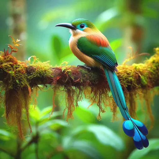 Blue-eyed motmot