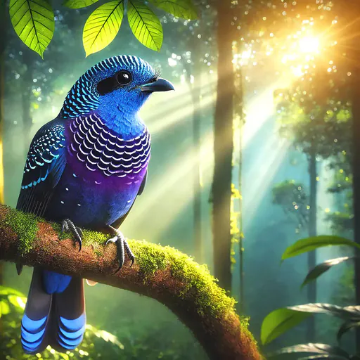 Blue cotinga
