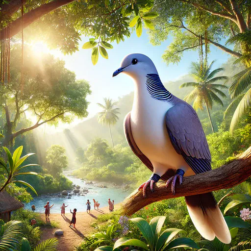 Collared Imperial Pigeon