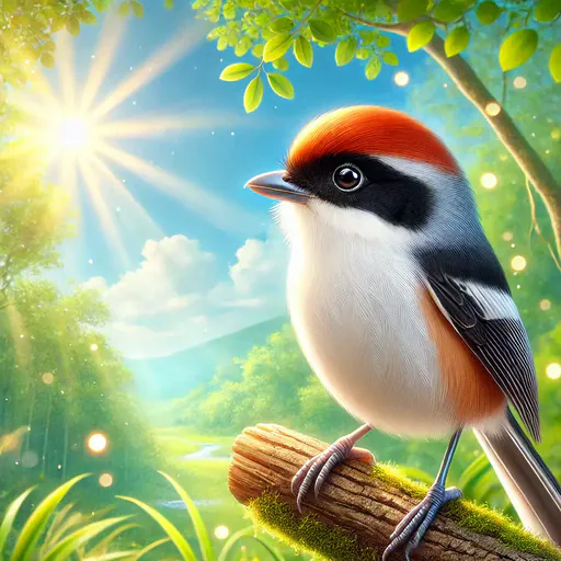 Chestnut-fronted Helmetshrike