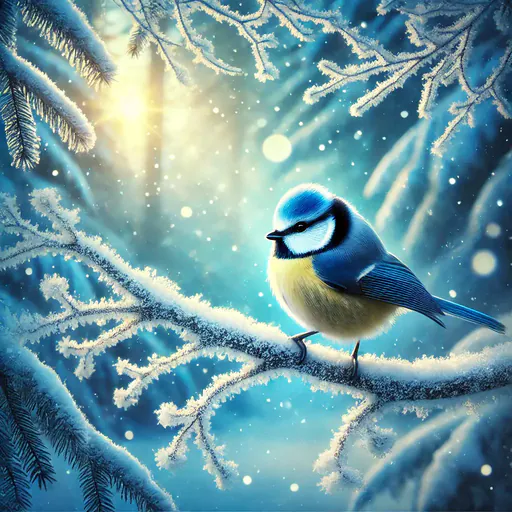 Eurasian blue tit