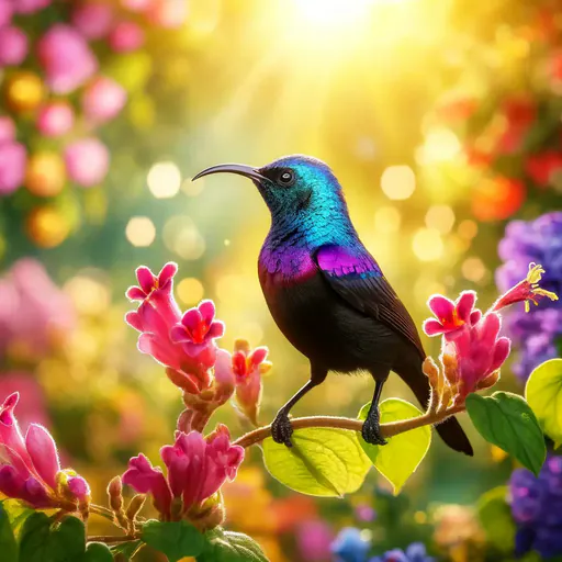 Purple sunbird