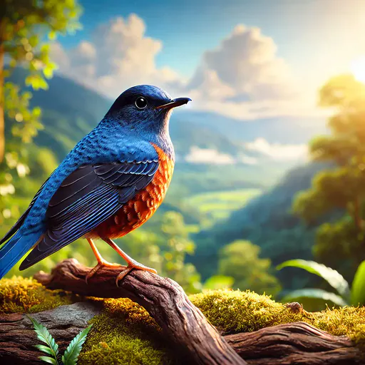 Chestnut-bellied Rock Thrush, 4