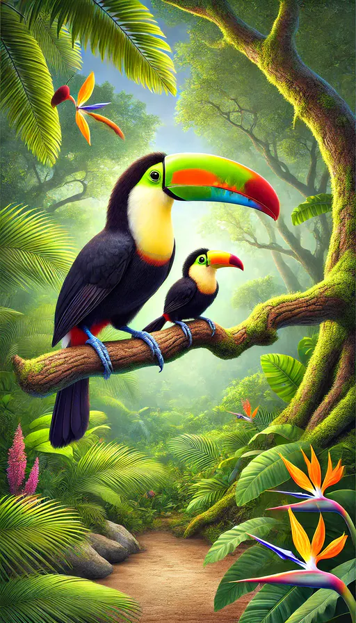 Rainbow-billed Toucan