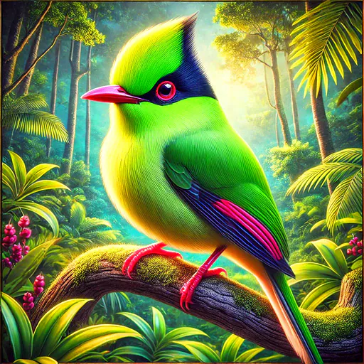 Purple-headed Green Magpie