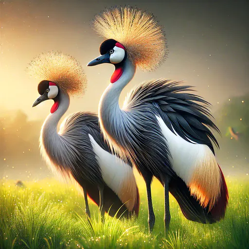 Grey Crowned Crane