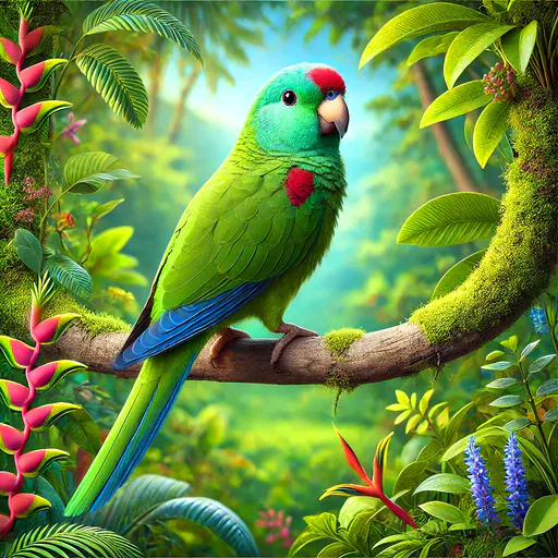 Andean Crested Parakeet