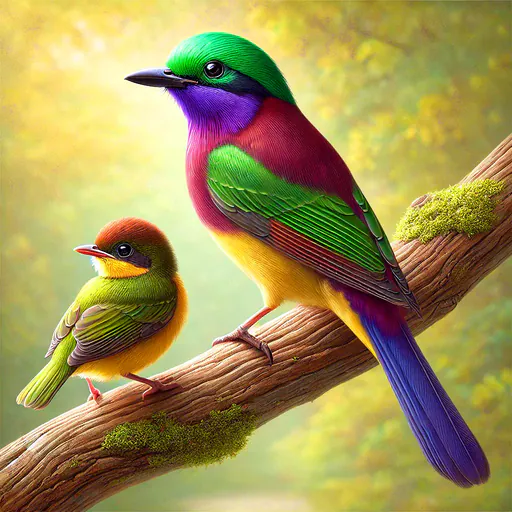 Violet Green Bird