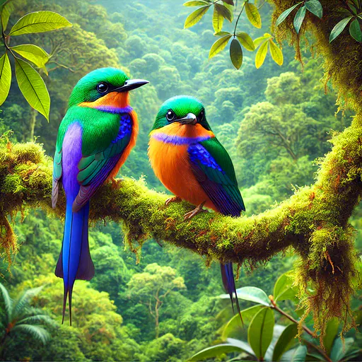 Purple-throated Blue-Margot