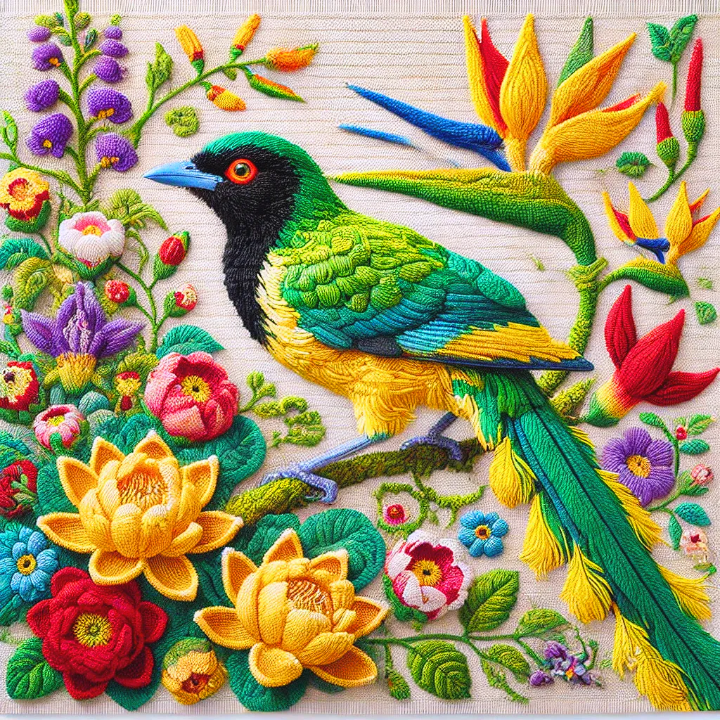 Indochinese Green Magpie