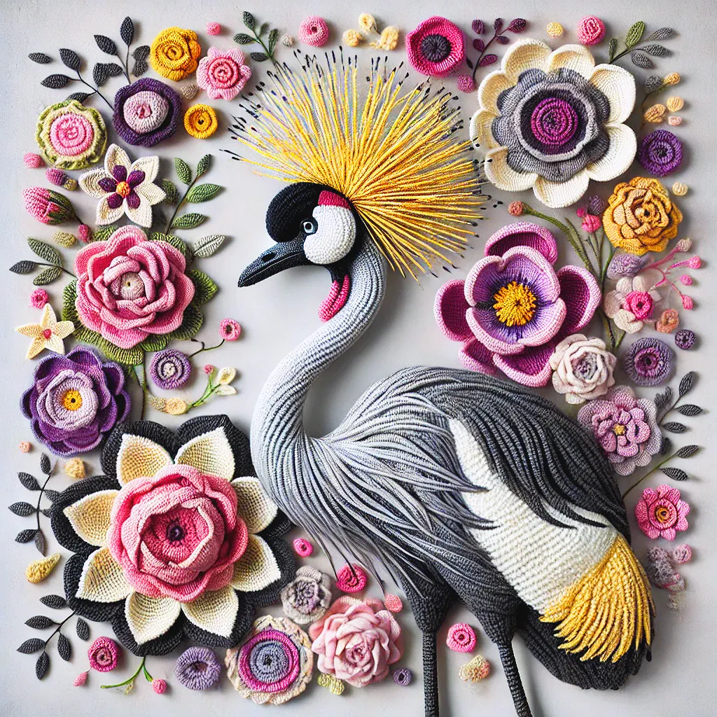 Grey Crowned Crane