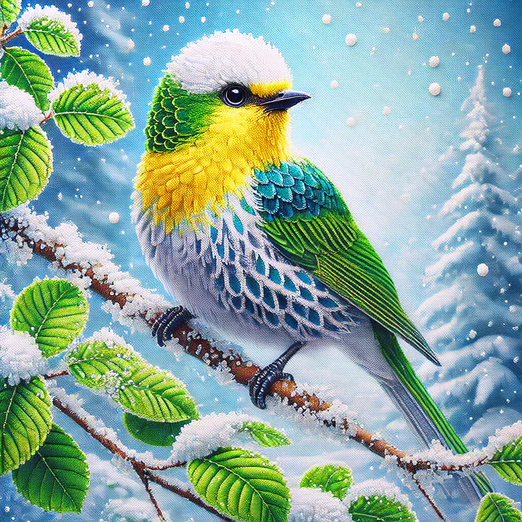 Snow-capped Manakin