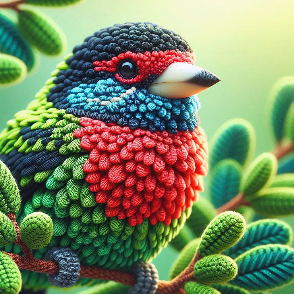 Scarlet-banded Barbet