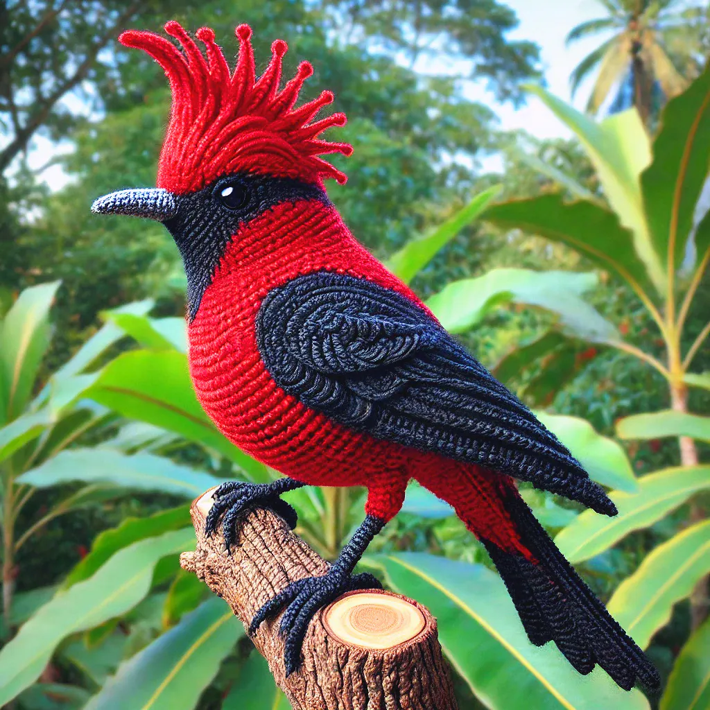 Crested Satinbird