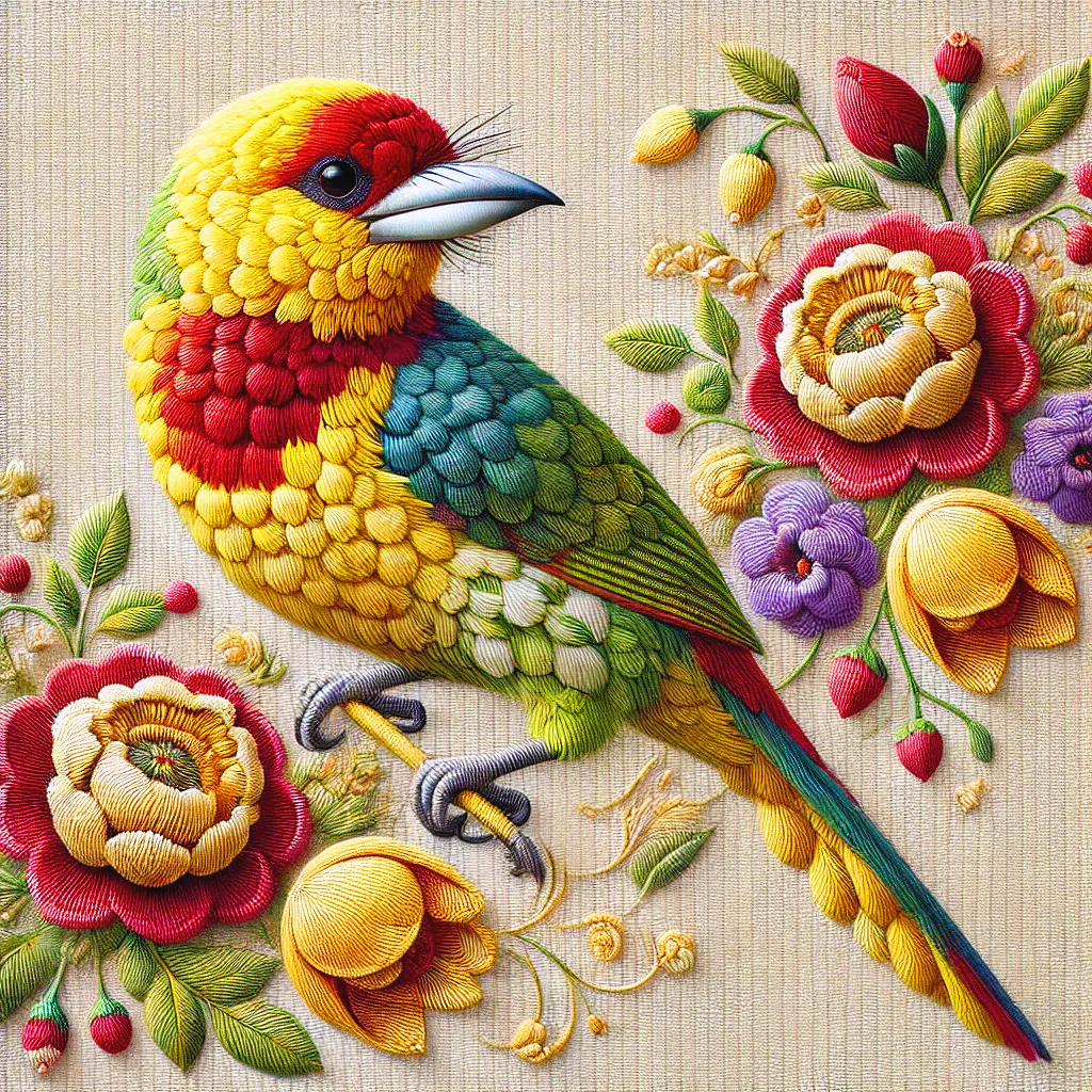 Lemon-throated Barbet
